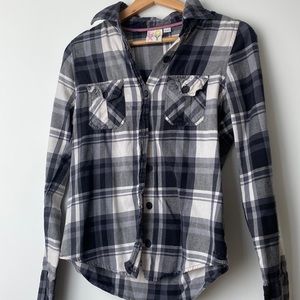 Used Roxy Plaid Shirt Size S